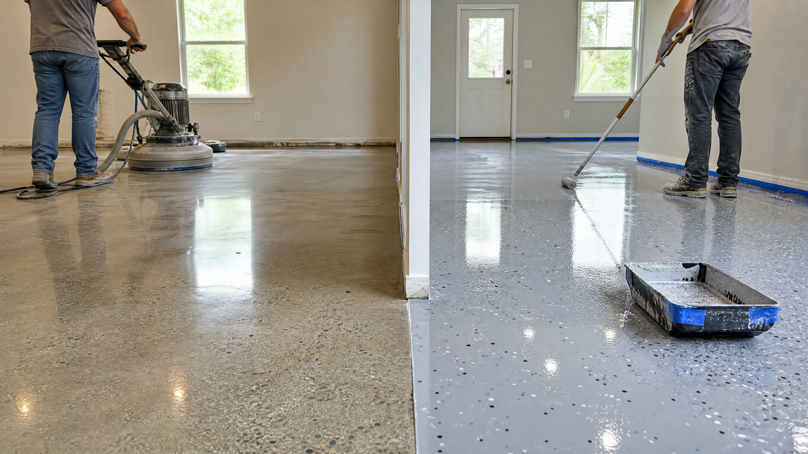 Concrete Polishing vs Epoxy: Which Floor Is Right for You? — specialist guide for American homeowners considering polished concrete floors