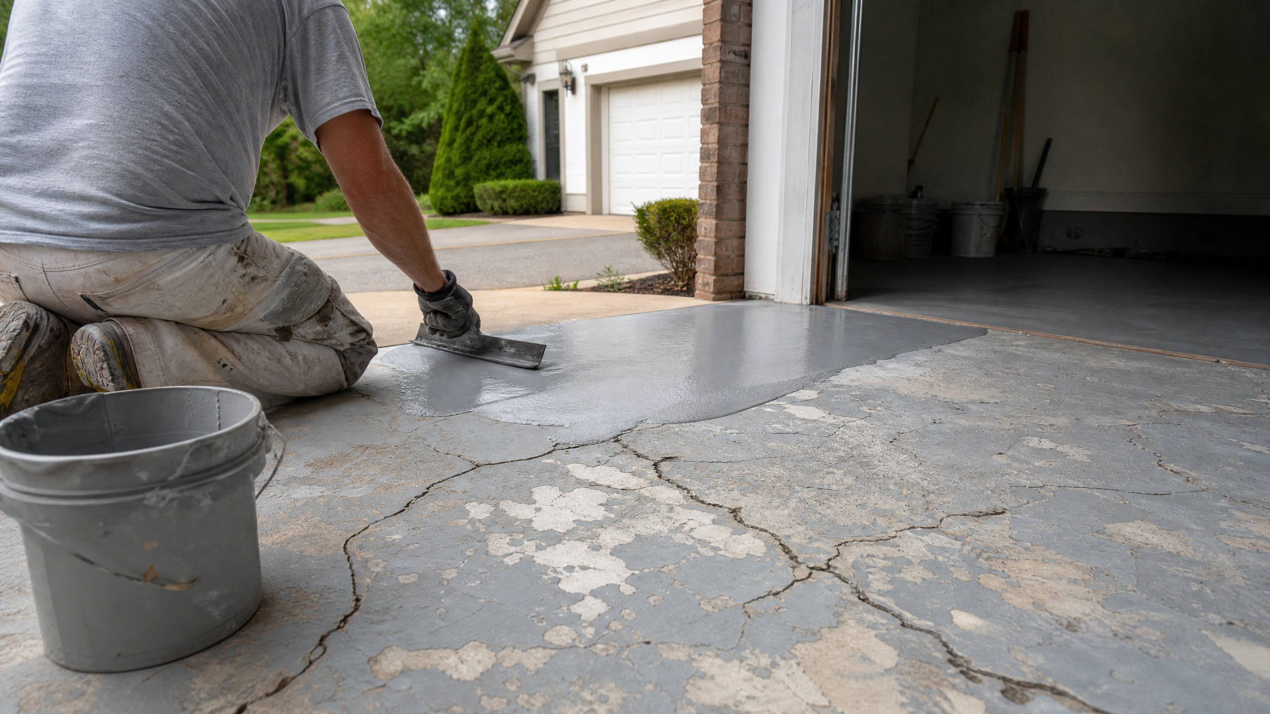 Can You Put Epoxy Over Old Paint, Sealer or Cracked Concrete? — specialist guide for American homeowners considering epoxy floor repair & removal